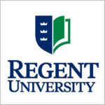 Logo of Regent University for our ranking of top online bachelor's in organizational leadership