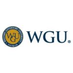 Logo of WGU for our ranking of online master's in educational leadership degrees
