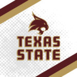 A logo of Texas State University for our article on the 30 most affordable online MSW degrees