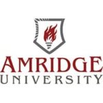 Logo of Amridge University for our ranking of top online criminal justice degrees