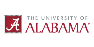 A logo of the University of Alabama for our article on the 30 most affordable online MSW degrees