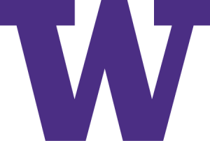 A logo of the University of Washington for our article on the most beautiful campuses in the Pacific Northwest
